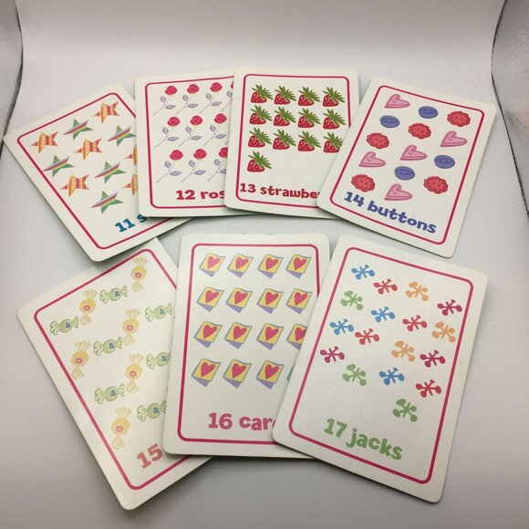 Barbie Addition & Counting Cards Early Learning Numbers Pictures Without Box - Picture 9 of 11